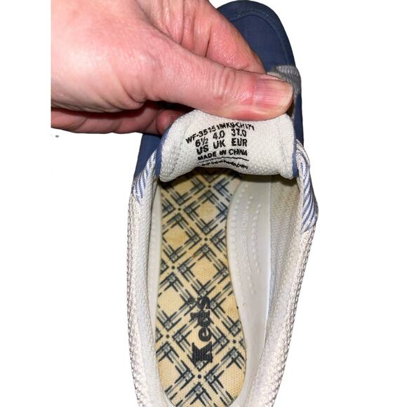 Keds Womens Chambray Lace Up Sneakers Size 6.5 Light Blue Adorable! - Picture 6 of 10